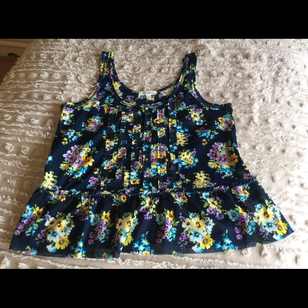 Aeropostale Floral Tank Top